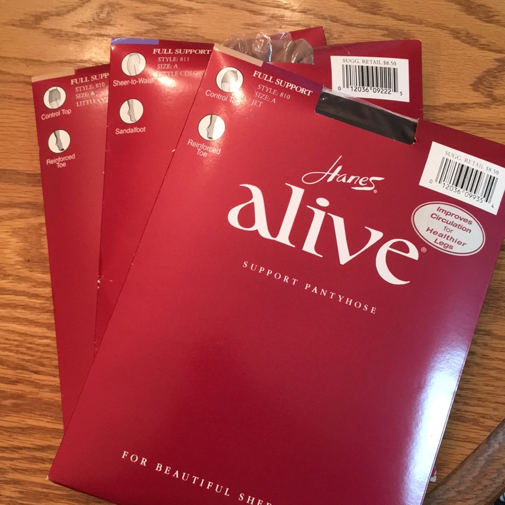 Hanes alive pantyhose